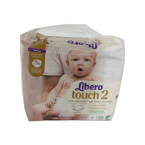 Подгузники Libero для детей Touch 2, 3-6 кг 32 шт