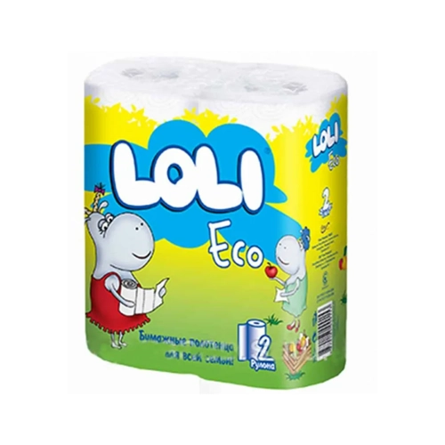 Полотенца бумажные Loli Eco 2 рулона