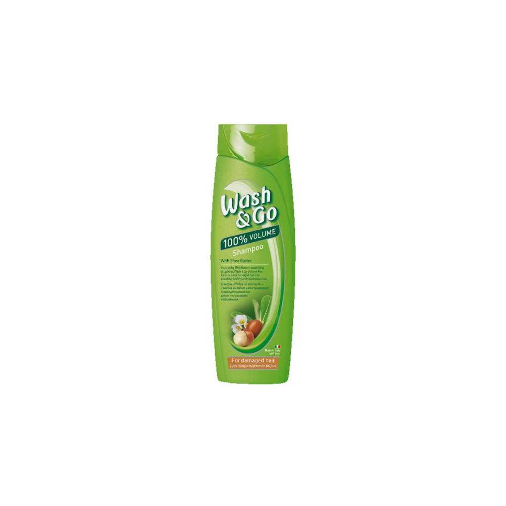 Wash&Go шампунь 200мл с маслом ши (для поврежденных волос)