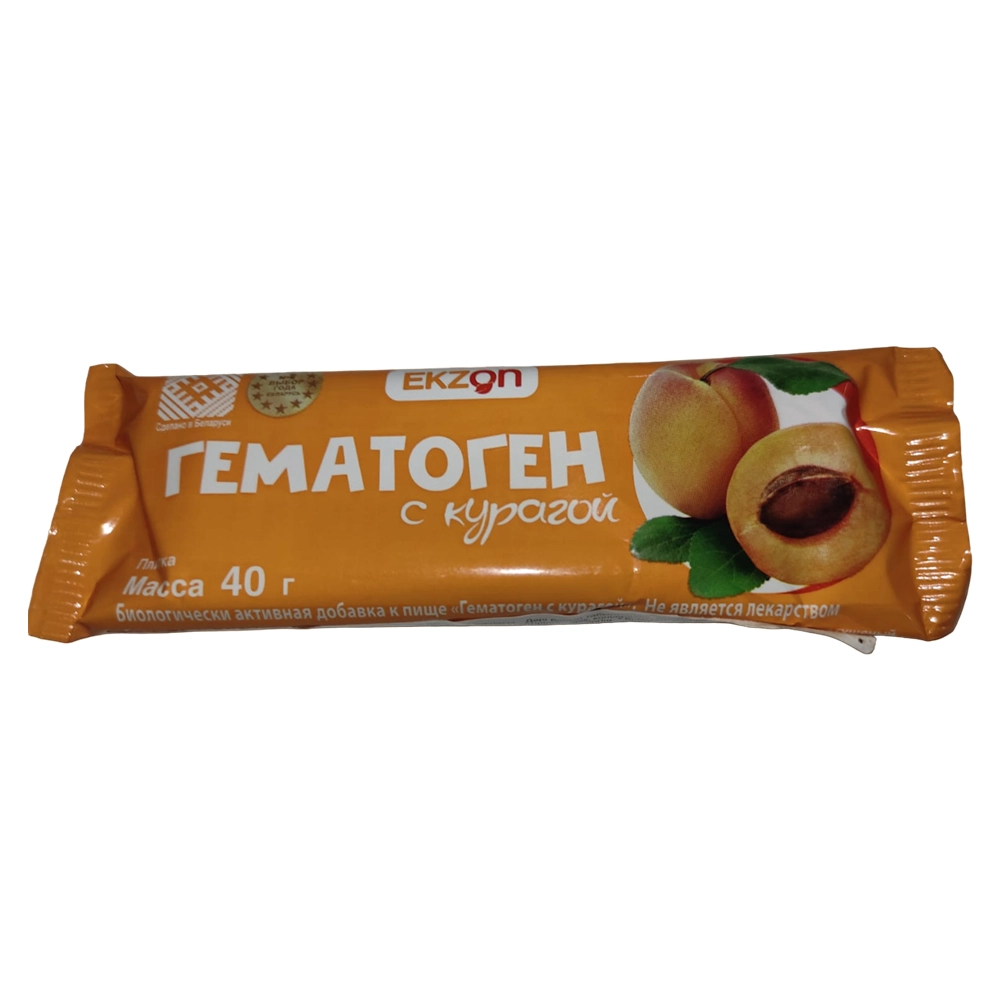 Шоколад Экзон Бад «Гематоген с курагой» 40 гр