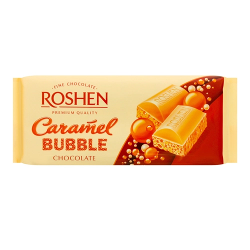 Шоколад Roshen пористый белый карамельный 80 г