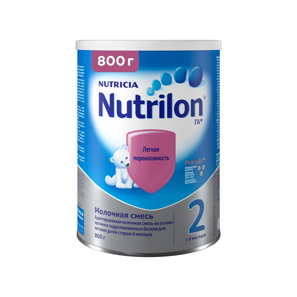 Смесь Nutrilon ГА 2 молочная сухая c 6 месяцев 800 г
