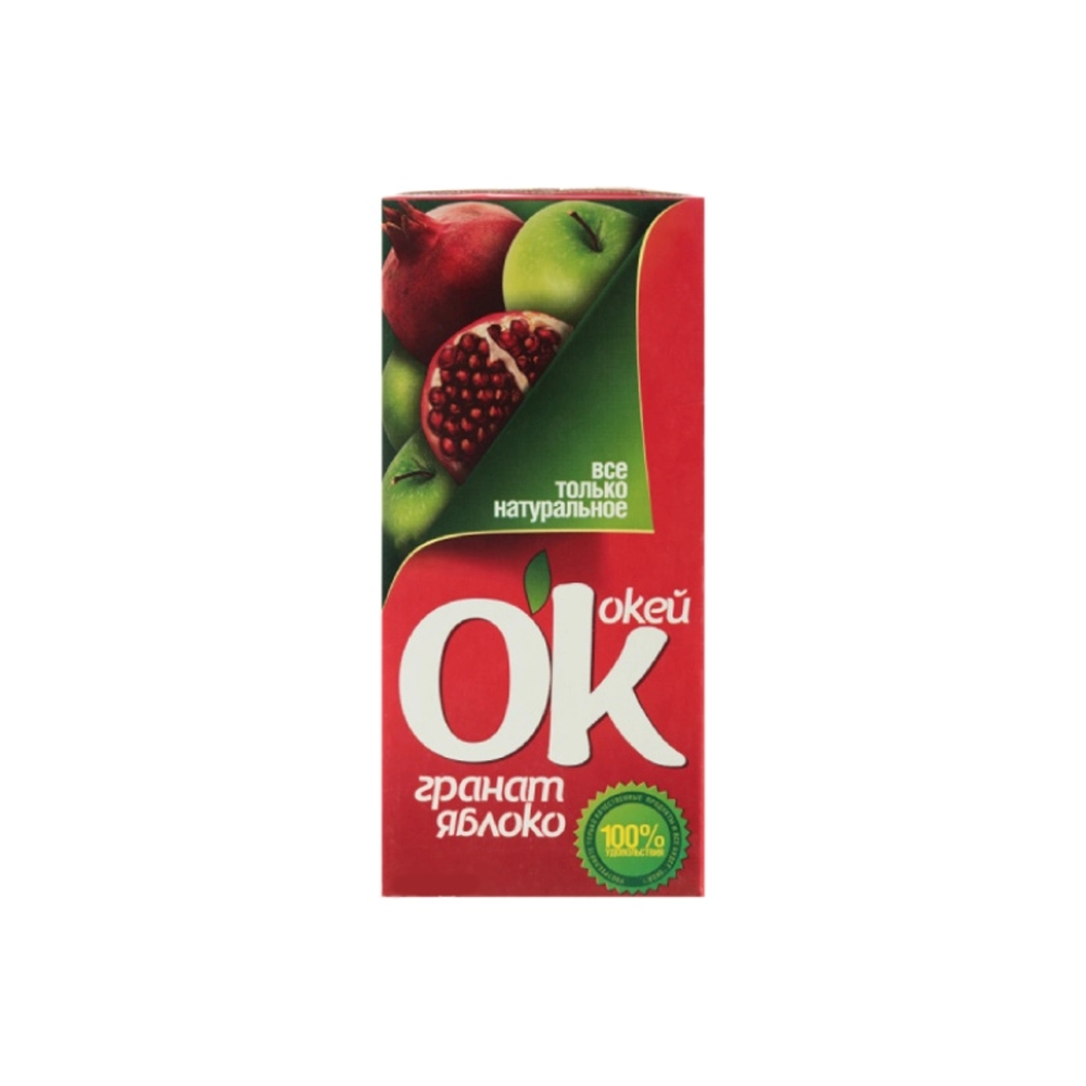 Сок OK Гранат-Яблоко 0,2л