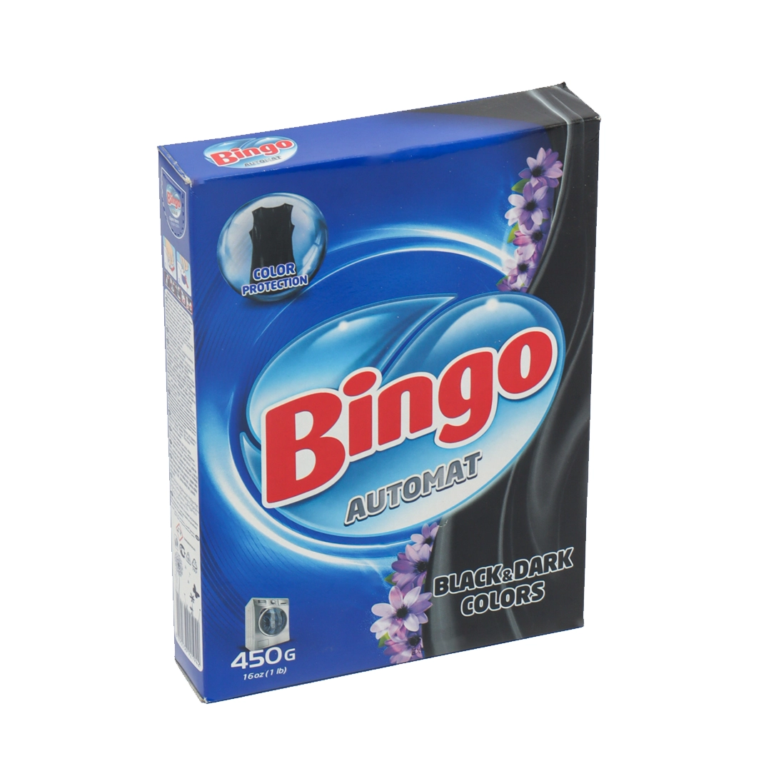Стиральный порошок автомат Bingo Black&Dark colors 450 гр