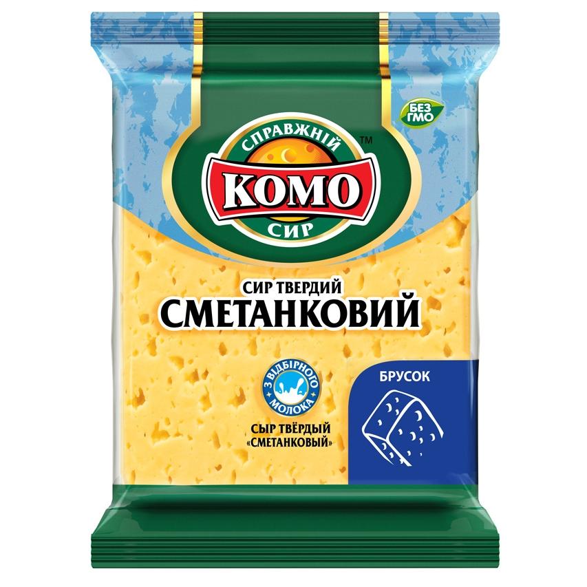 Сыр Комо полутвердый Сметанковый 50% 200 г