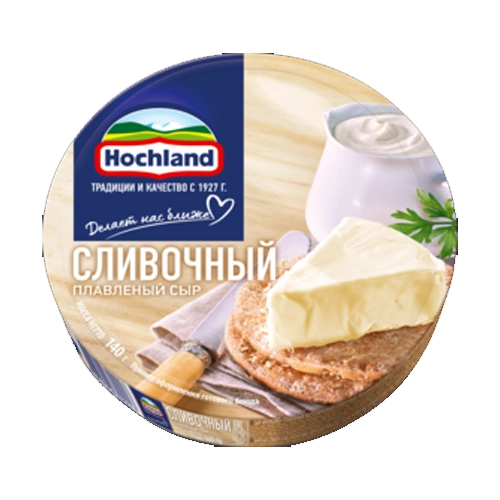 Сыр плавленный Hochland сливочный 45% 140 г