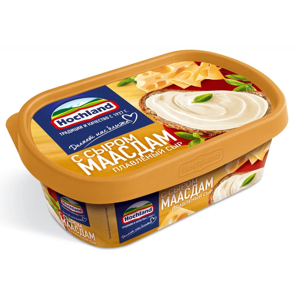Сыр плавленный Hochland Сырная классика с сыром Маасдам 50% 200 г