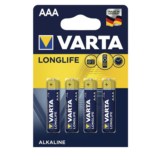 Батарейка Varta Longlife AAA Alkaline 4 шт
