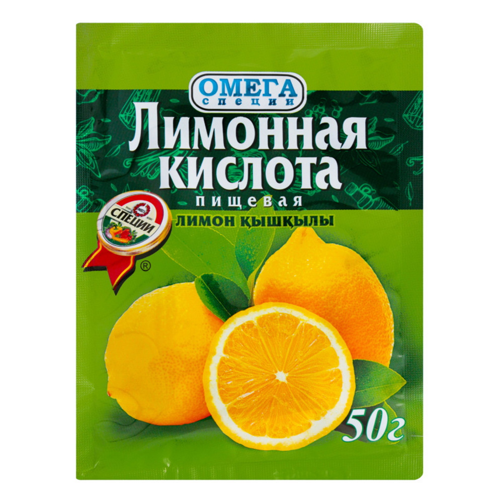 Лимонная кислота Омега Специи 50 г