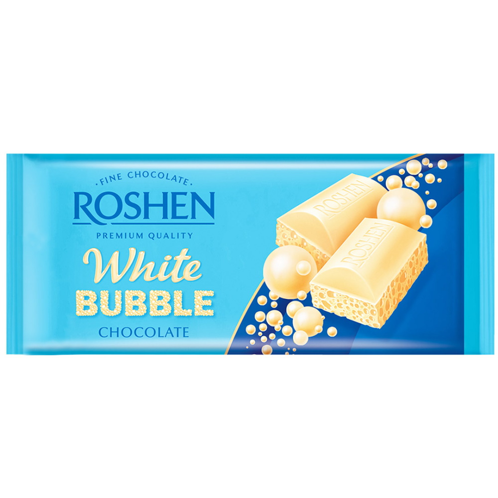 Шоколад Roshen пористый белый 80 г