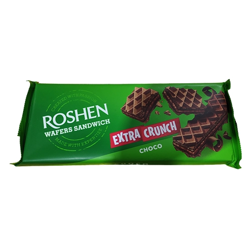 Вафли Roshen Wafers Sandwich Crunch шоколад 142 гр