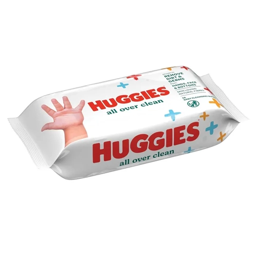 Влажные салфетки детские Huggies BW All Over Clean 56 шт