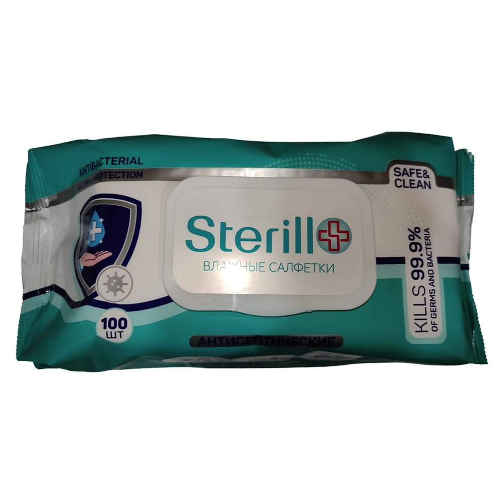 Влажные салфетки Sterill 100 шт Flover