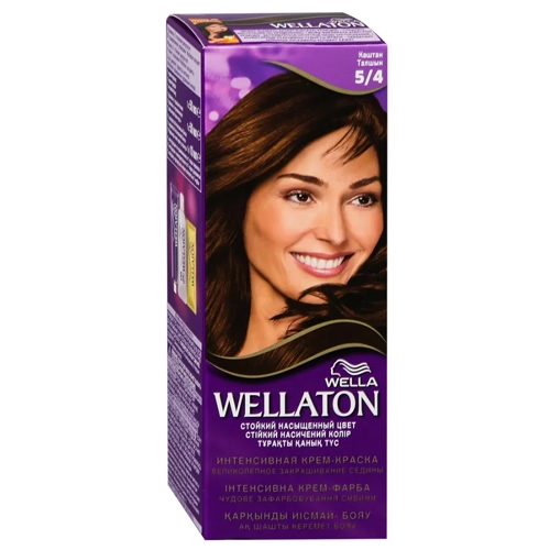 Wellaton Интенсивная крем-краска для волос Каштан 50 мл
