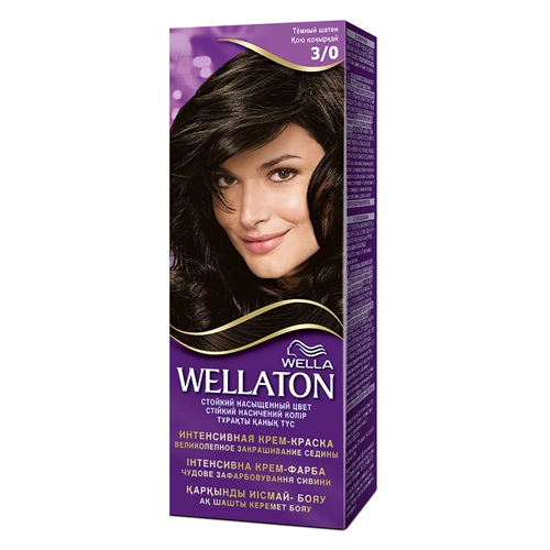 Wellaton Интенсивная крем-краска для волос Темный шатен 50 мл