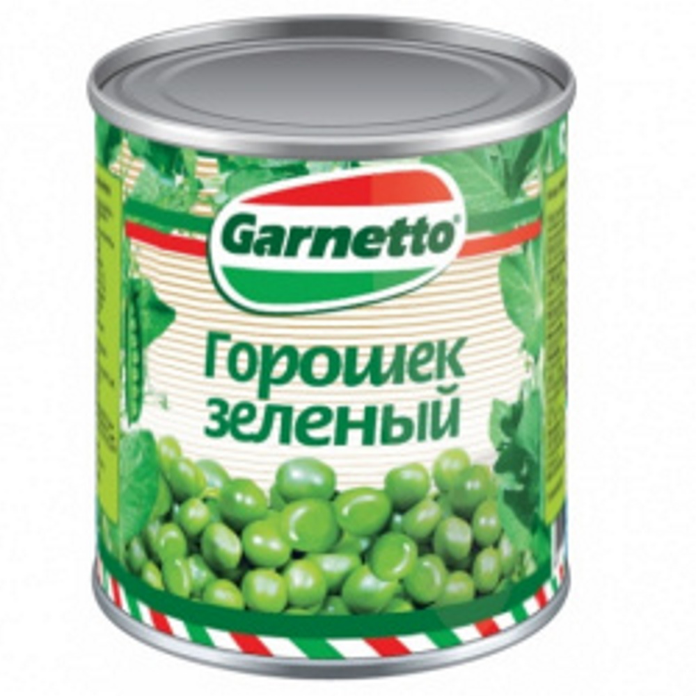 Горошек зеленый Garnetto 400 г