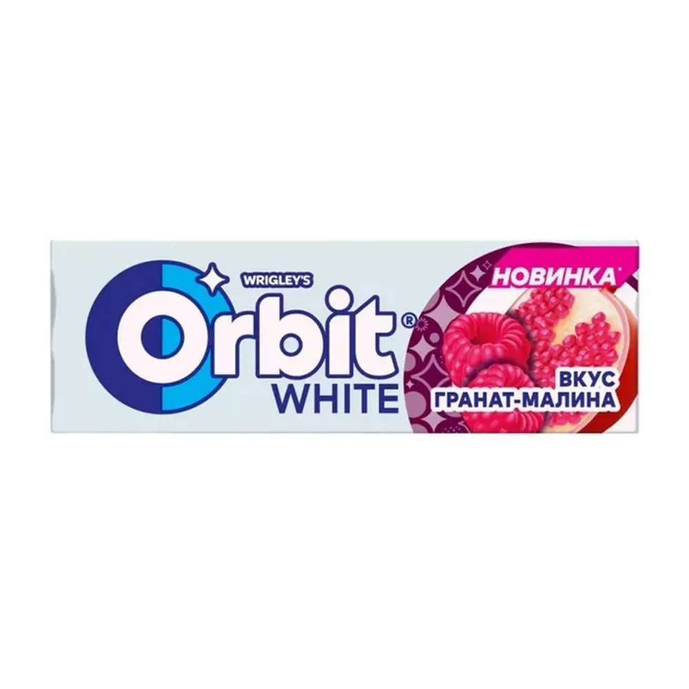 Жевательная резинка Orbit Raspberry pomegranate 13.6г