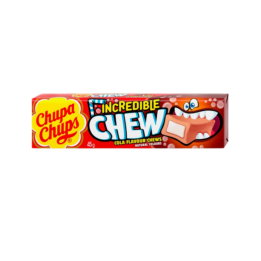 Жевательные конфеты Chupa Chups Incredible Chew Кола 47г