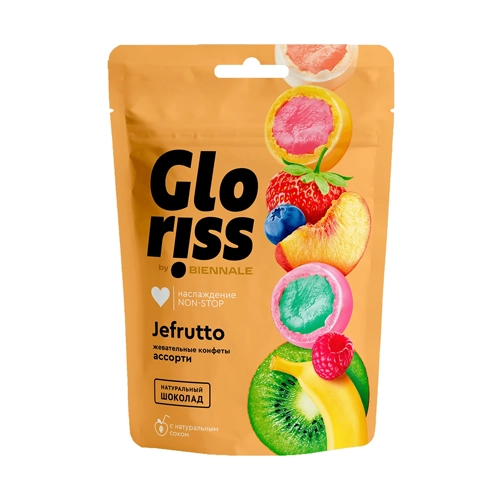 Жевательные конфеты Gloriss ассорти 75 г
