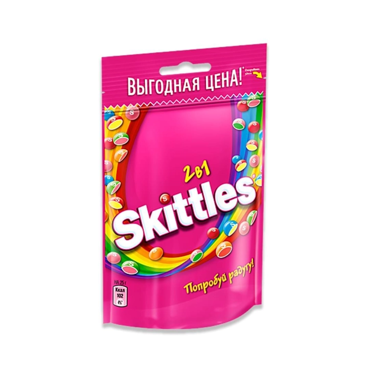 Жевательные конфеты Skittles в глазури 70 г