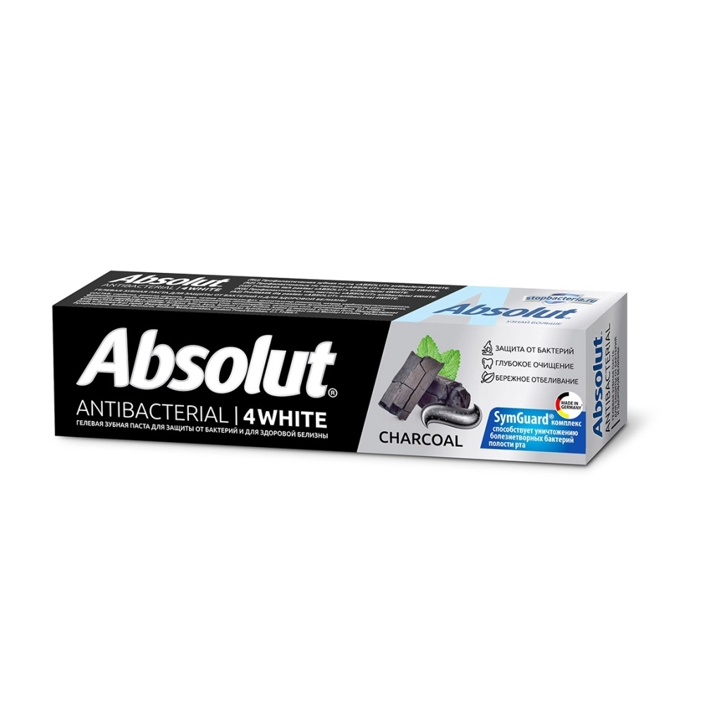 Зубная паста Absolut Антибактериальная 4White 110 гр