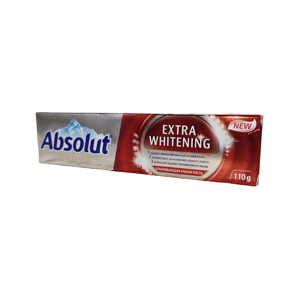 Зубная паста Absolut Professional Extra Whitening комплексный уход за пости рта 110 гр