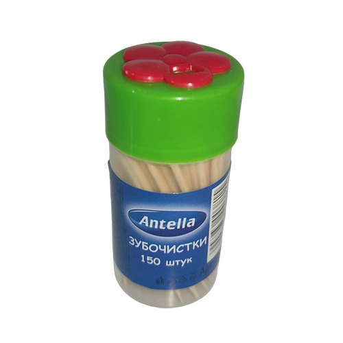 Зубочистки Antella (пластиковая упаковка) 150 шт